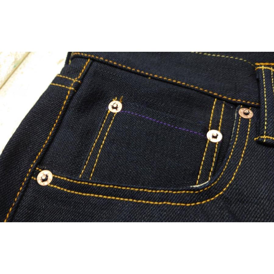 毘沙門天 天然藍ジーンズ・縦糸天然藍　横糸インディゴブルー / BI-18536-21ID(タイトストレート)　 | 毘沙天ジーンズ | 07