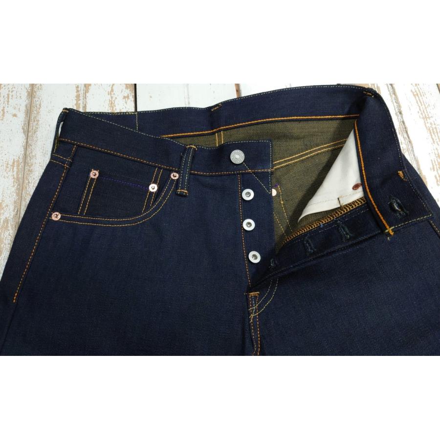 毘沙天ジーンズ 毘沙門天 天然藍ジーンズ 経糸「天然藍ブルー」 × 緯糸