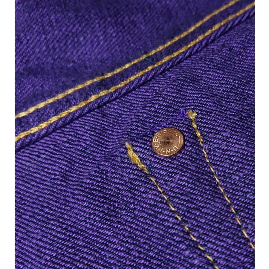 毘沙門天 天然藍ジーンズ 　ロイヤルパープルデニム　/　BI-18536-PP　タイトストレート　 | 毘沙天ジーンズ | 07