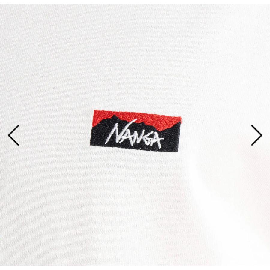 NANGAナンガ / ECO HYBRID BOX LOGO EMBROIDERY TEE : マルニジーンズ