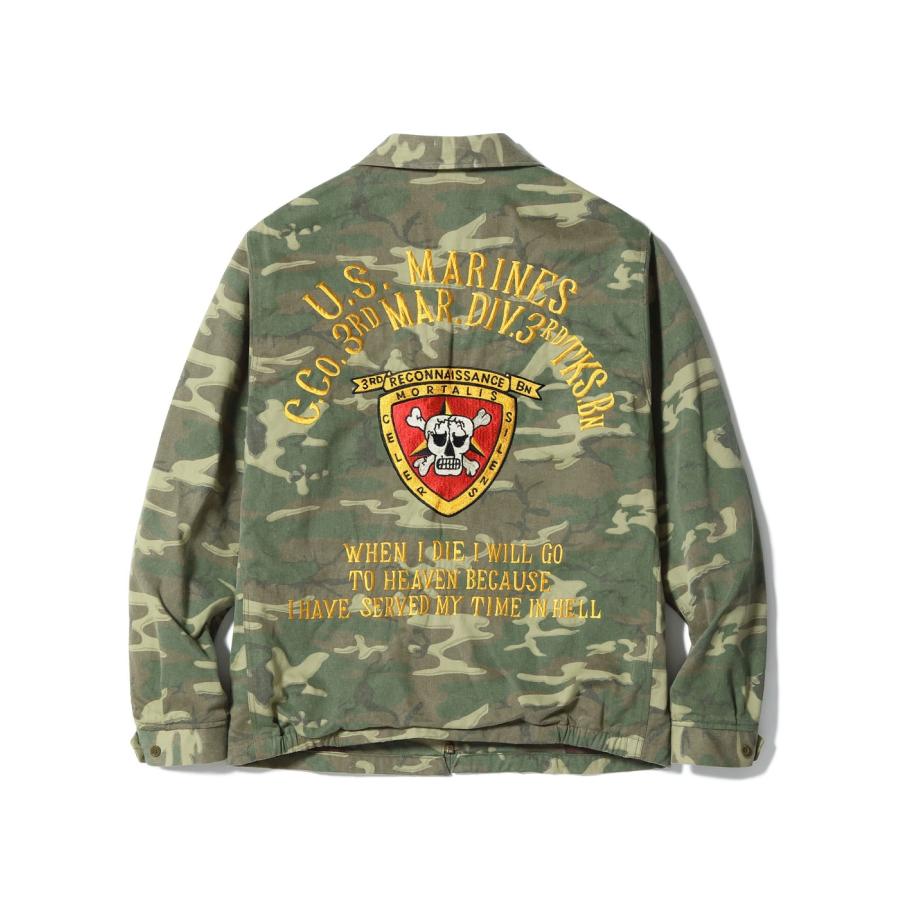 BUZZ RICKSON'S / TOUR JACKET ERDL CAMO U.S. MARINE CORPS 3rd MAR. DIV. 3rd TKS. BN   BR15889の画像