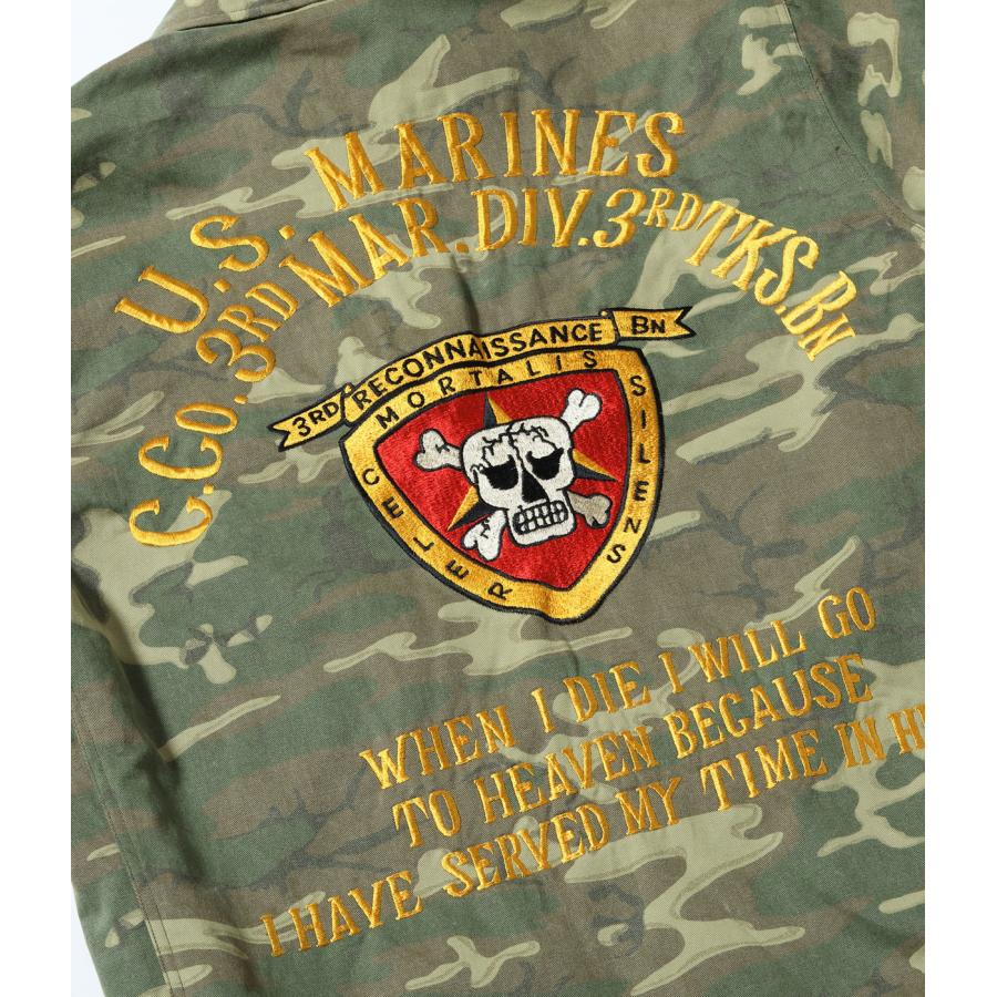 BUZZ RICKSON'S / TOUR JACKET ERDL CAMO U.S. MARINE CORPS 3rd MAR. DIV. 3rd TKS. BN   BR15889の画像