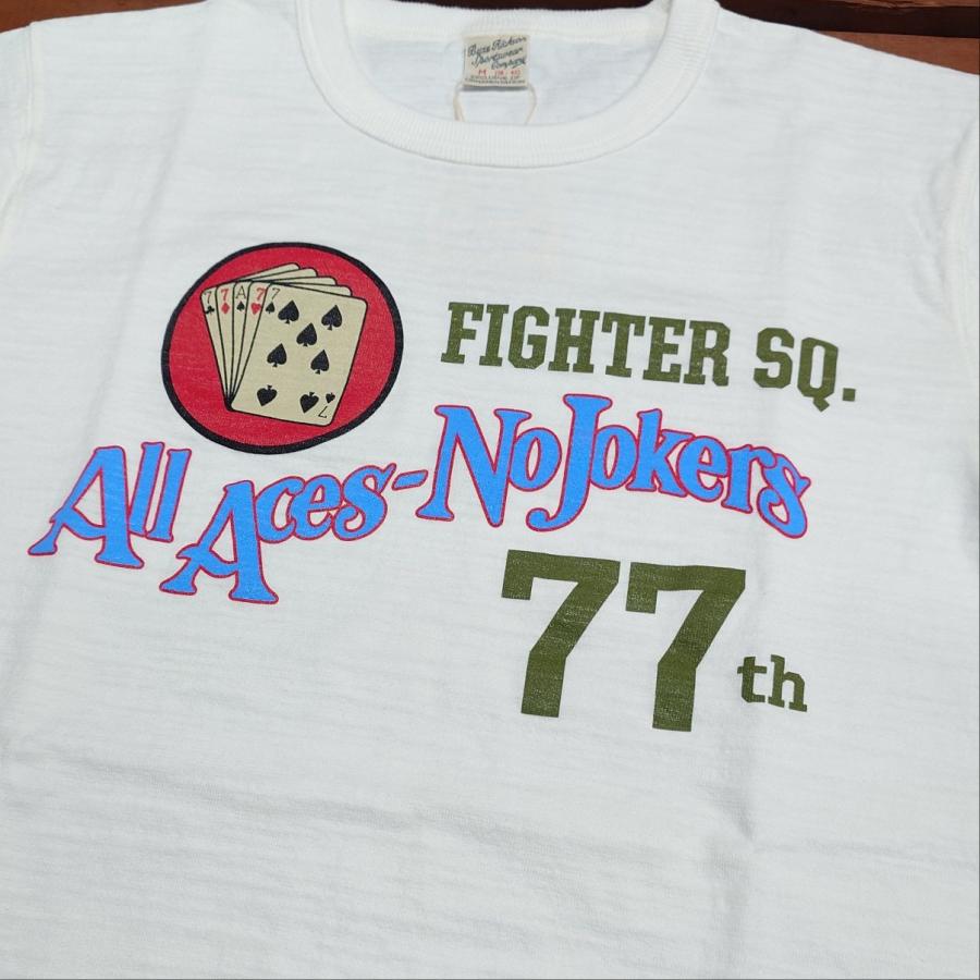 BUZZ RICKSON'S / SLUB YARN T-SHIRT ”ALL ACES NOJOKERS” BR79728