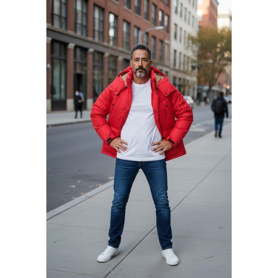 Blue Snow White / マルニオリジナルダウンジャケット 【レッド】日本