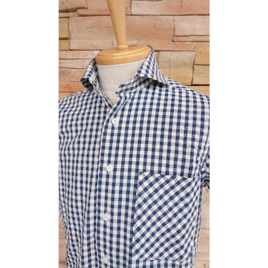 西脇長造商店　半袖シャツ　【インディゴサッカー】 | 西脇長造商店 | 02