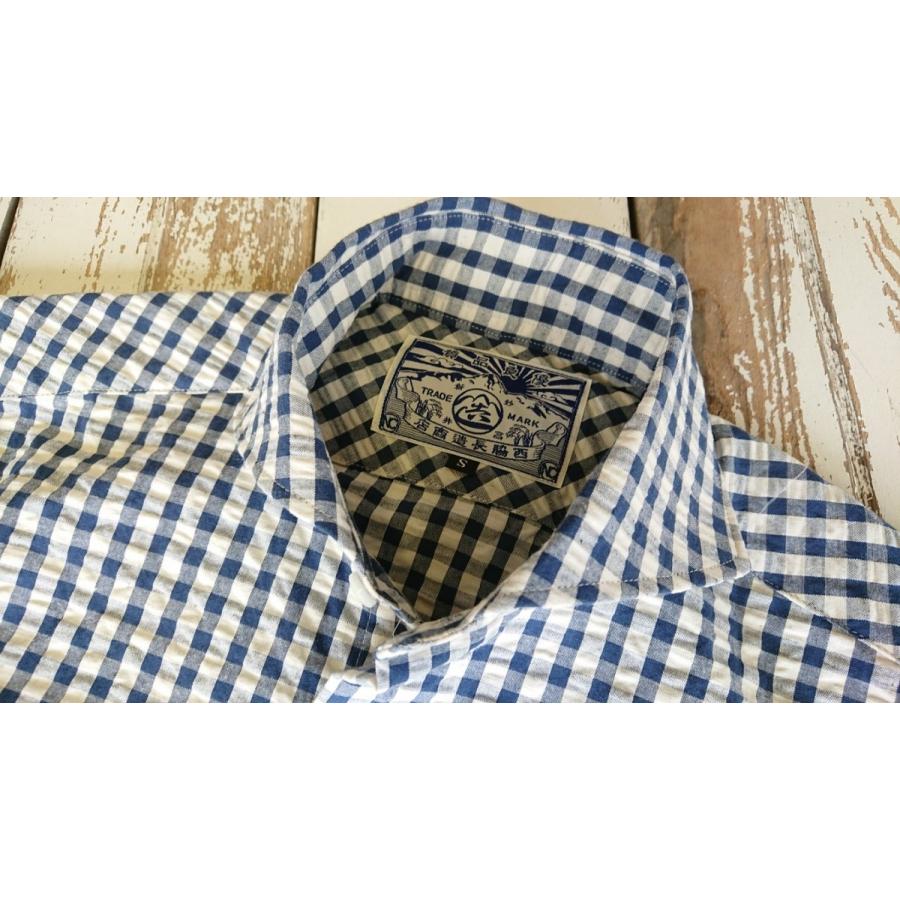 西脇長造商店　半袖シャツ　【インディゴサッカー】 | 西脇長造商店 | 05