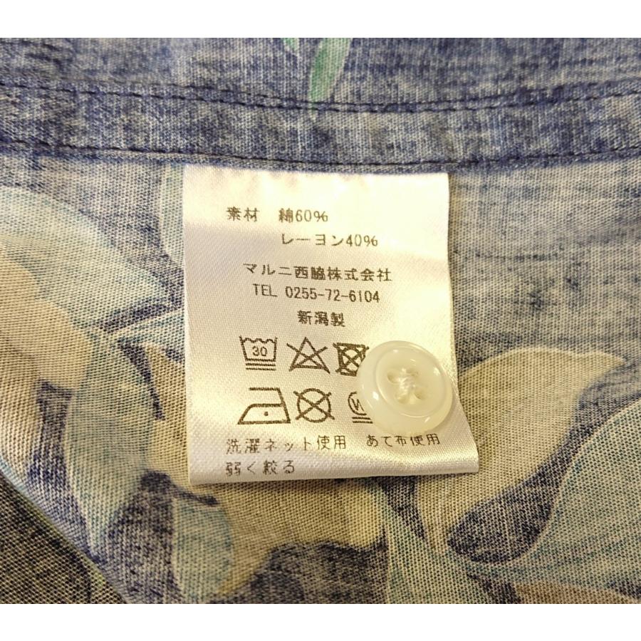 西脇長造商店　半袖シャツ　レイ　【ネイビー】 | 西脇長造商店 | 04