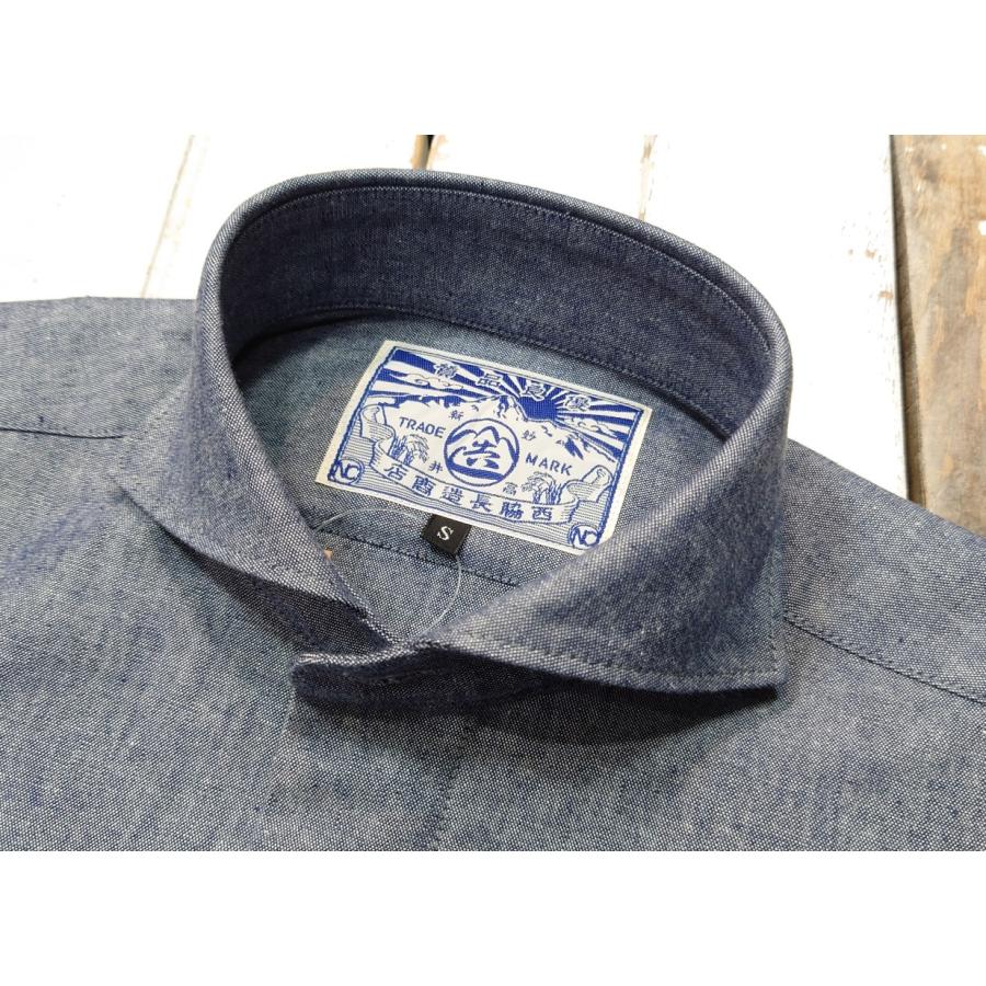 西脇長造商店 / 長袖シャツ　CLシャンブレー22【ネイビー】 | 西脇長造商店 | 03