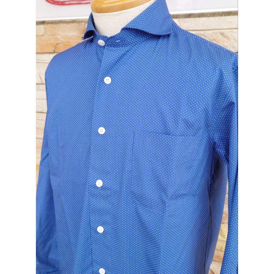 MARUNI JEANS マルニオリジナル 長袖シャツ / ドット(ブルー) : マルニ