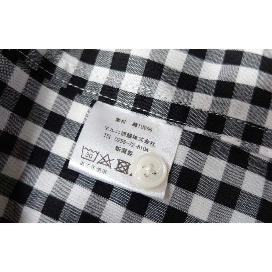 西脇長造商店 / 長袖シャツ　ギンガムチェック大【ブラック】 | 西脇長造商店 | 05