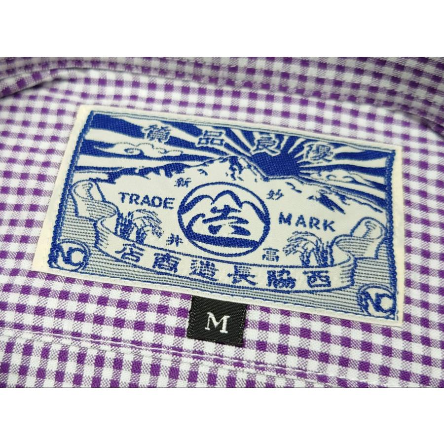 西脇長造商店 / 長袖シャツ　ギンガム24【パープル】 | 西脇長造商店 | 05