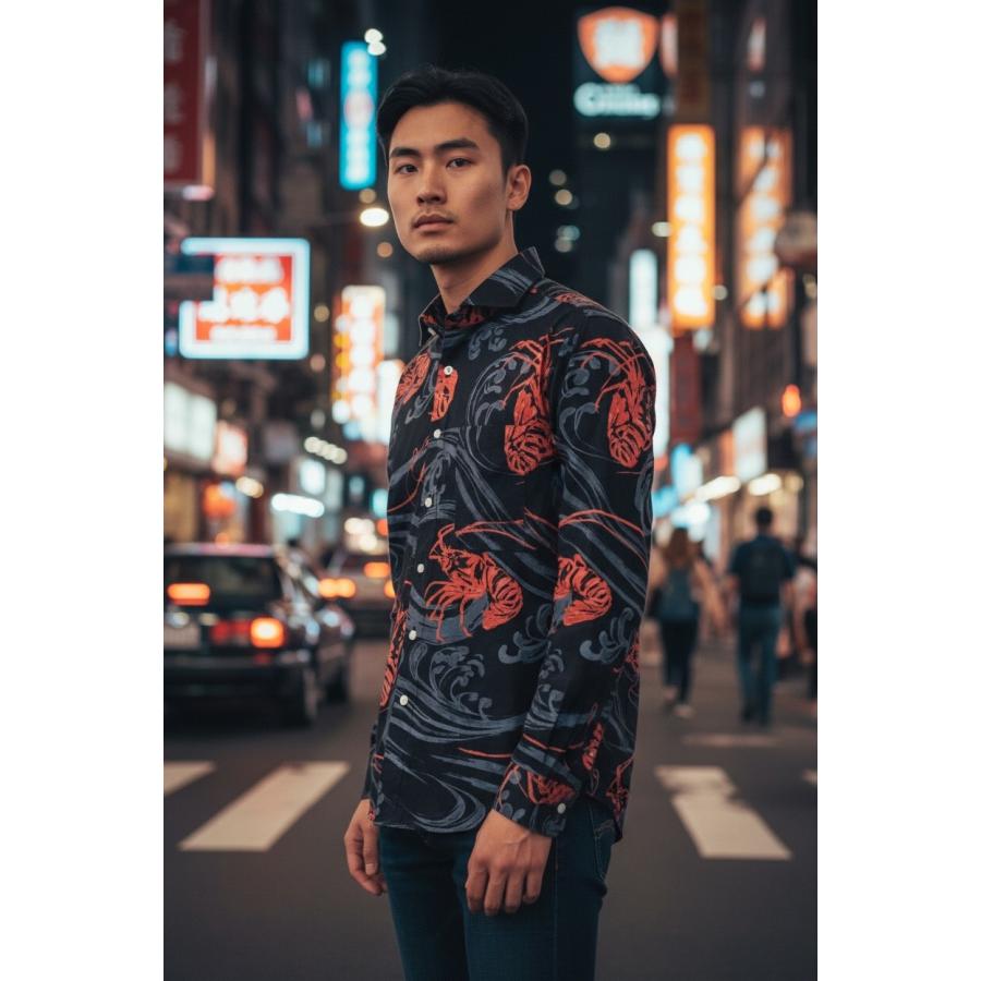 西脇長造商店 長袖シャツ / 【伊勢海老 ブラック】 : マルニジーンズ