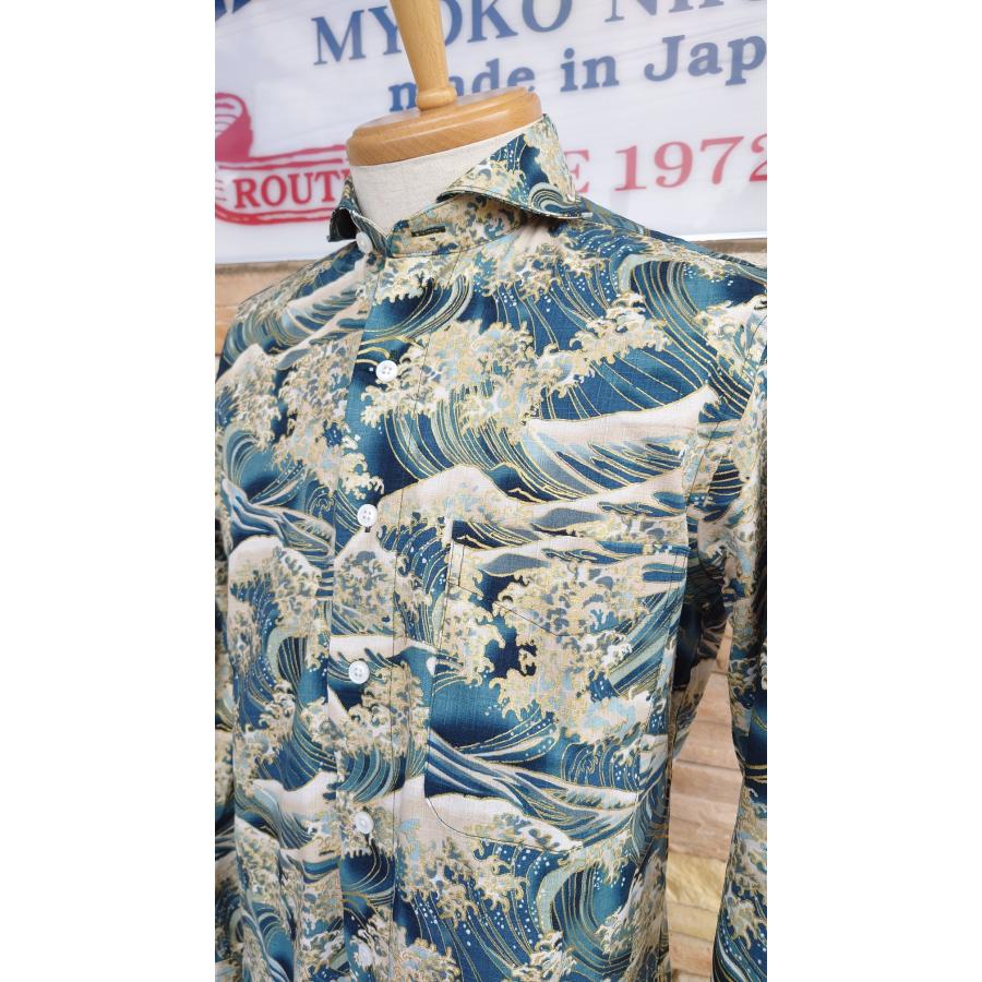 西脇長造商店 長袖シャツ / 【波】 | 西脇長造商店 | 02