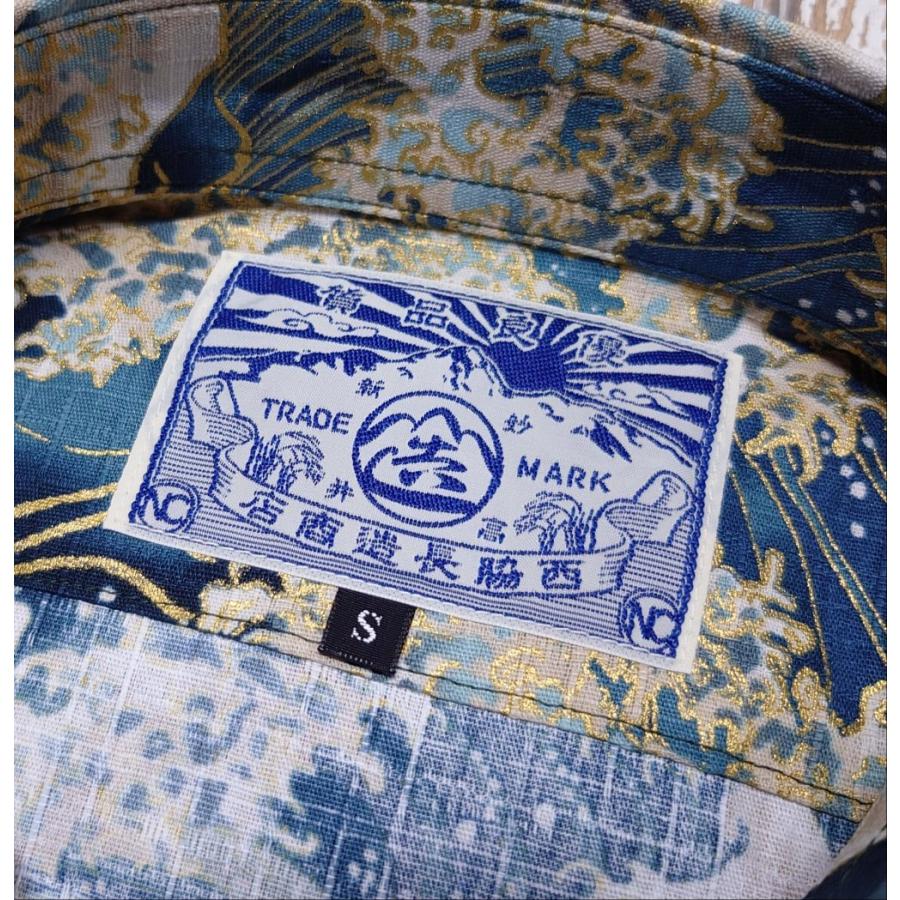 西脇長造商店 長袖シャツ / 【波】 | 西脇長造商店 | 05