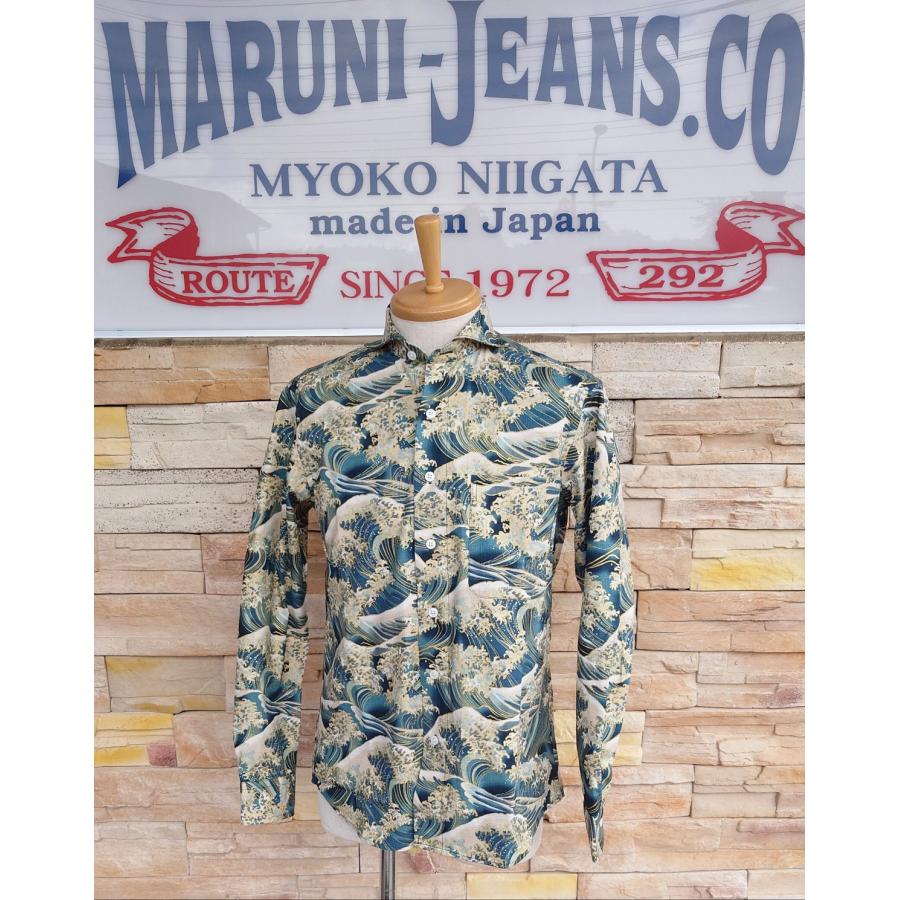 西脇長造商店 長袖シャツ / 【波】 | 西脇長造商店 | 01