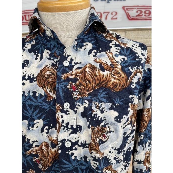 西脇長造商店 長袖シャツ / 【虎・ネイビー】 : マルニジーンズ - 通販