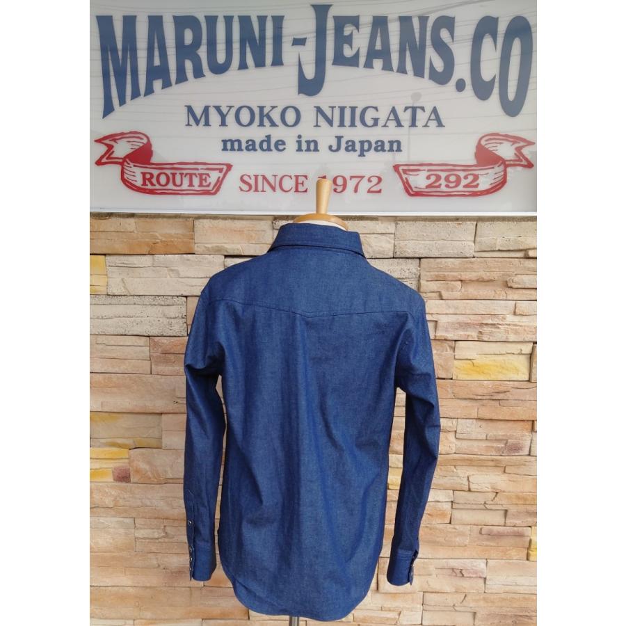 西脇長造商店 / 長袖ウエスタンシャツ【8ozデニム】 : マルニジーンズ