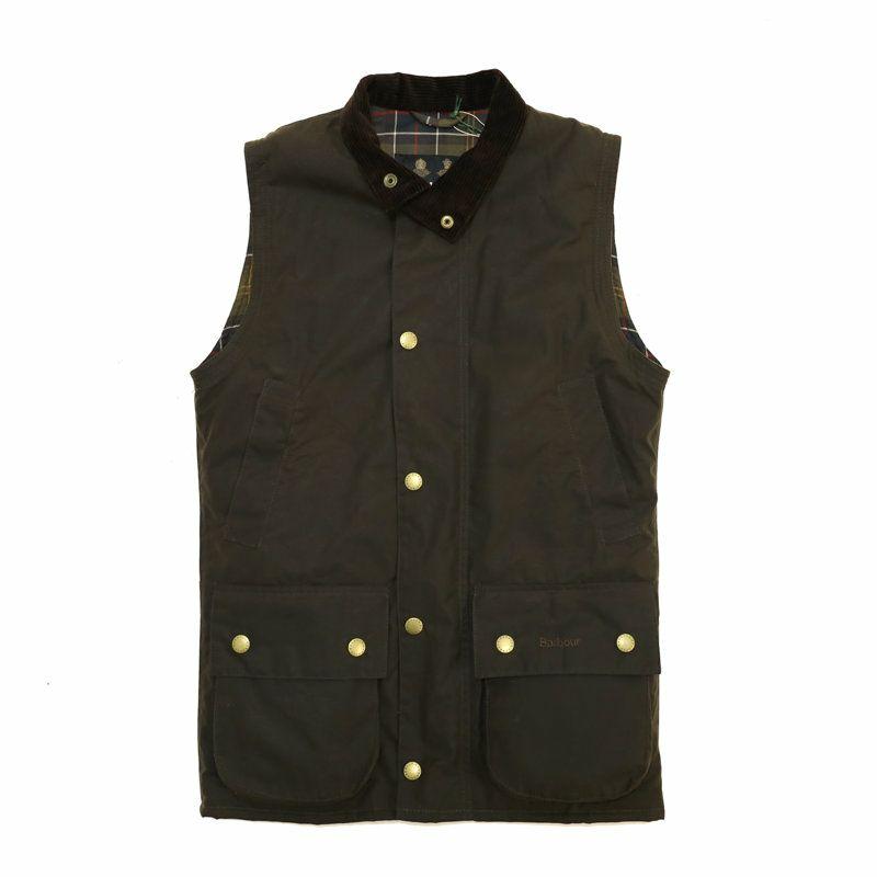 Barbour ベスト　英国製　美品 Barbour（バブアー） ベスト ジレ BARBOUR/バブアー/フロントジップ