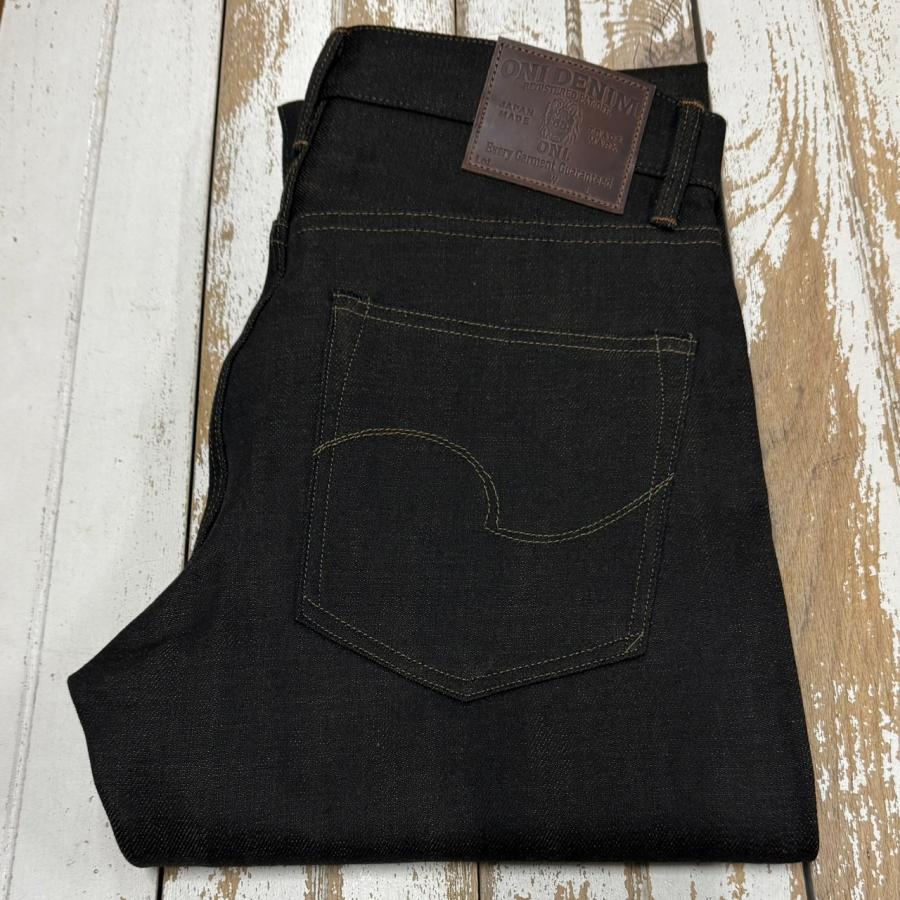 鬼デニム 鬼デニム / 12.5oz経糸ブラック×緯糸オリーブデニム ONI-246