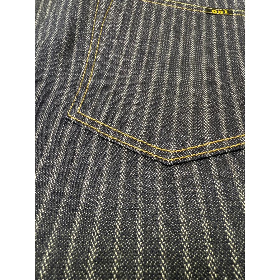 鬼デニム 鬼デニム / 針抜きジャガードストライプデニム ONI-266-HJS