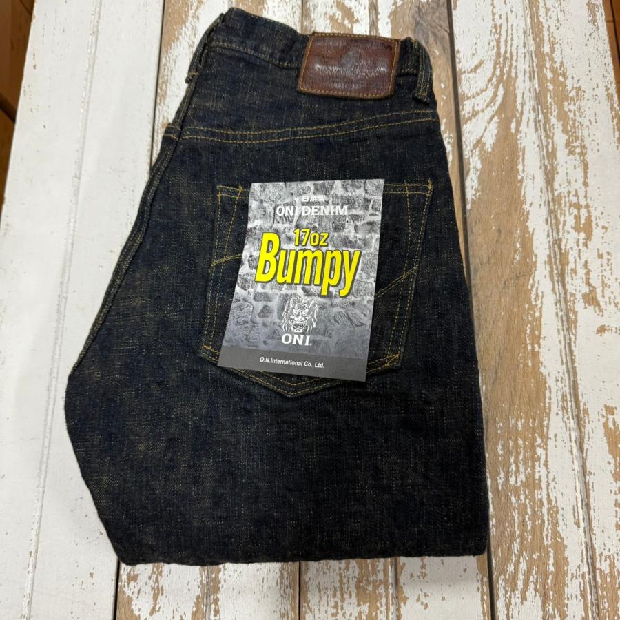 鬼デニム 鬼デニム / 17ozバンピーデニム ONI-277Bumpy−黄土