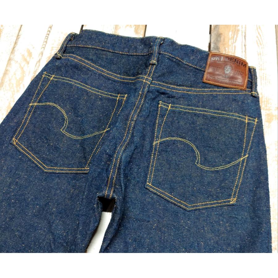 鬼デニム 鬼デニム / 15ozクラッシュドコンクリートデニム 緯糸モカ