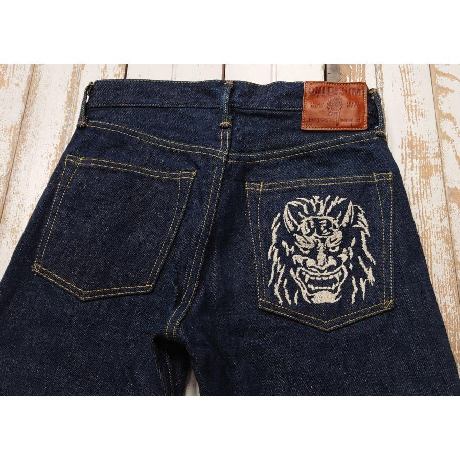 鬼デニム / 20ozシークレットデニム ONI-288ZR和紙糸刺繍 鬼デニム / 20ozシークレットデニム ONI-288ZR和紙糸刺繍