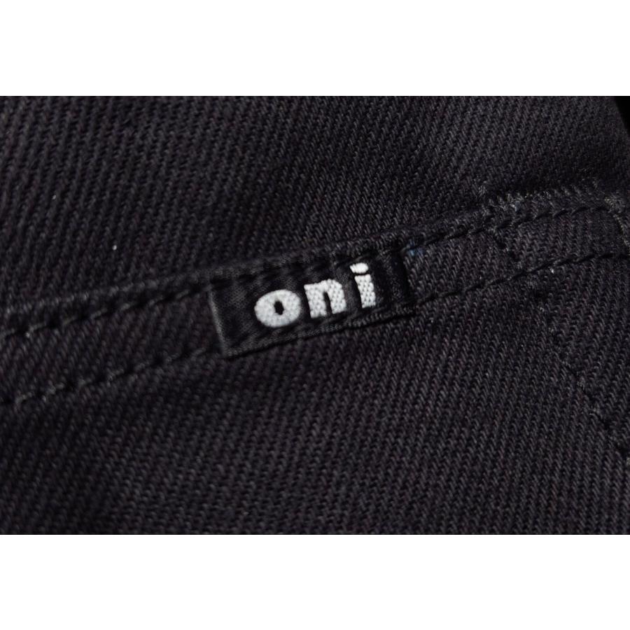 鬼デニム / 13oz ジェットブラックデニム　ONI-642-13BK【リラックステーパード】 妙高の天日干し仕上げ | 鬼デニム | 04