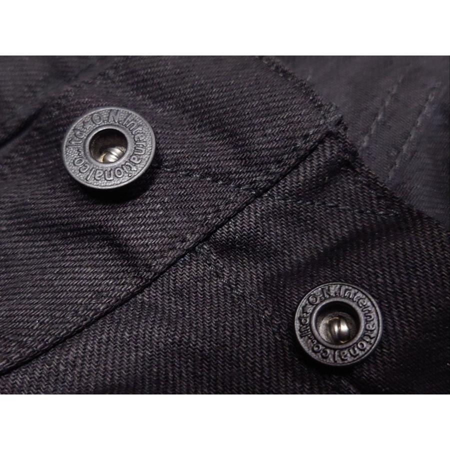 鬼デニム / 13oz ジェットブラックデニム　ONI-642-13BK【リラックステーパード】 妙高の天日干し仕上げ | 鬼デニム | 06