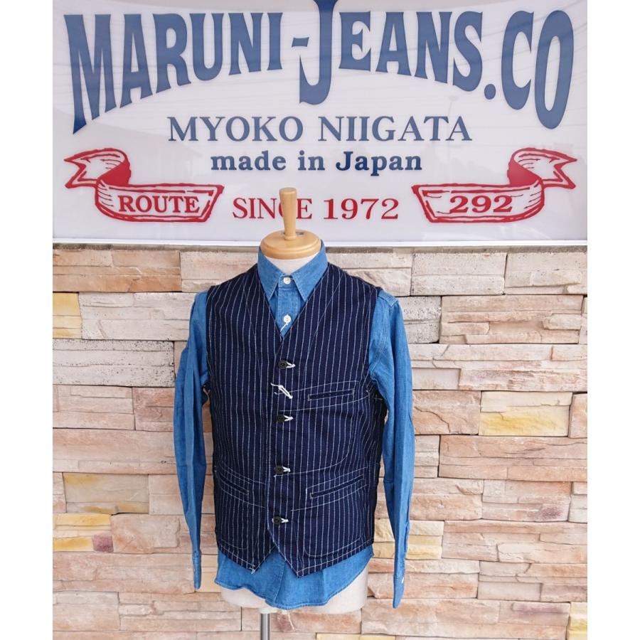 SUGAR CANE シュガーケーン / 9oz. WABASH STRIPE WORK VEST