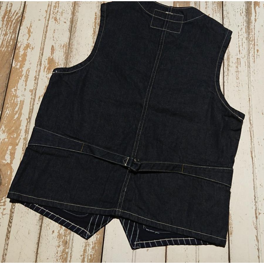 SUGAR CANE CANE シュガーケーン / 9oz. WABASH STRIPE WORK VEST