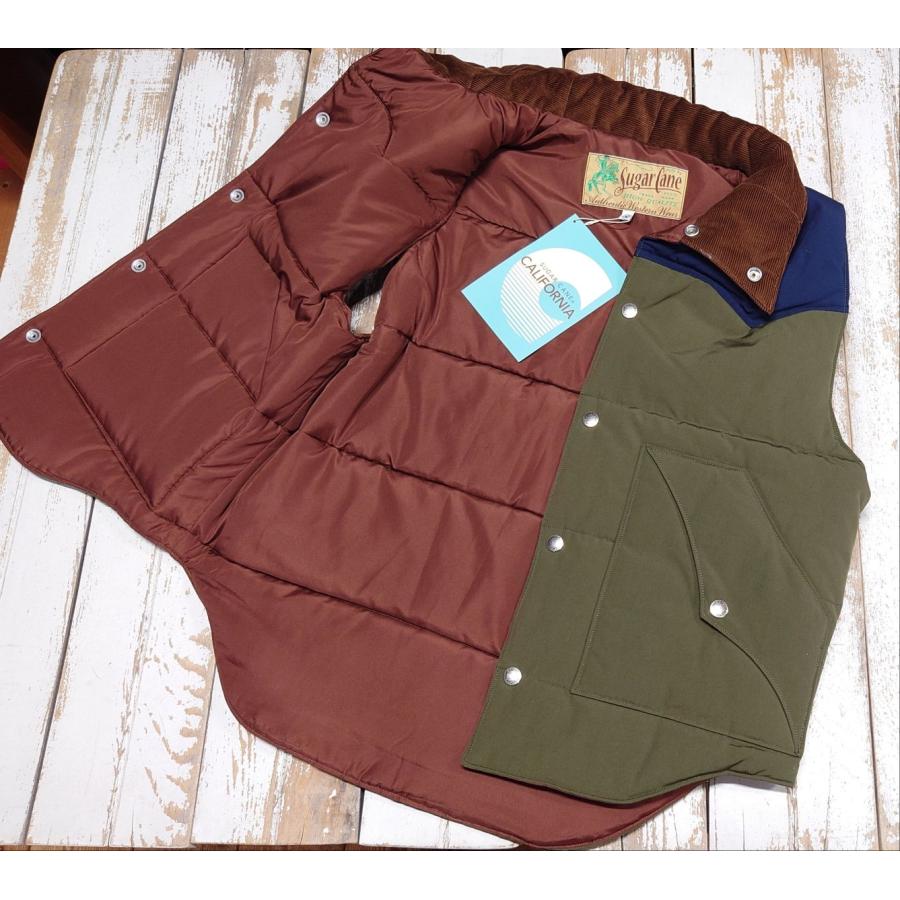 SUGAR CANE CANEシュガーケーン / T/C PADDED VEST SC15400 : マルニ