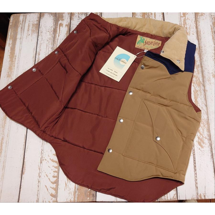 SUGAR CANE CANEシュガーケーン / T/C PADDED VEST SC15400 : マルニ