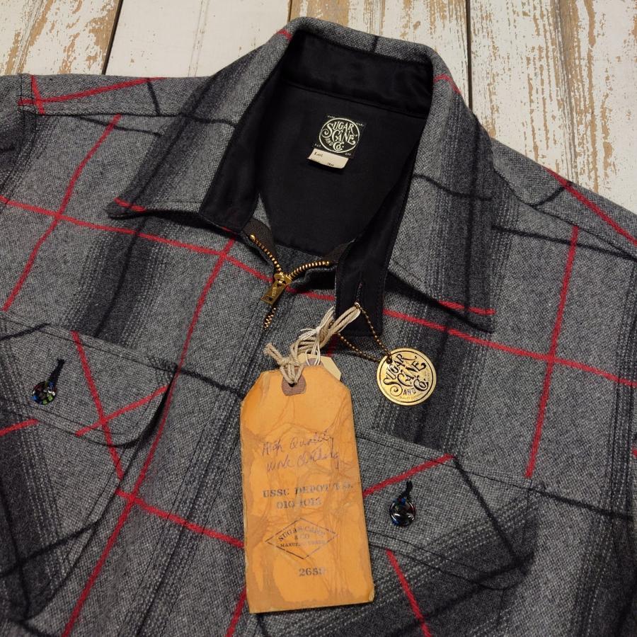SUGAR CANE シュガーケーン / FICTION ROMANCE 7.75oz. WOOL RED SUGAR CANE シュガーケーン / FICTION ROMANCE 7.75oz. WOOL RED