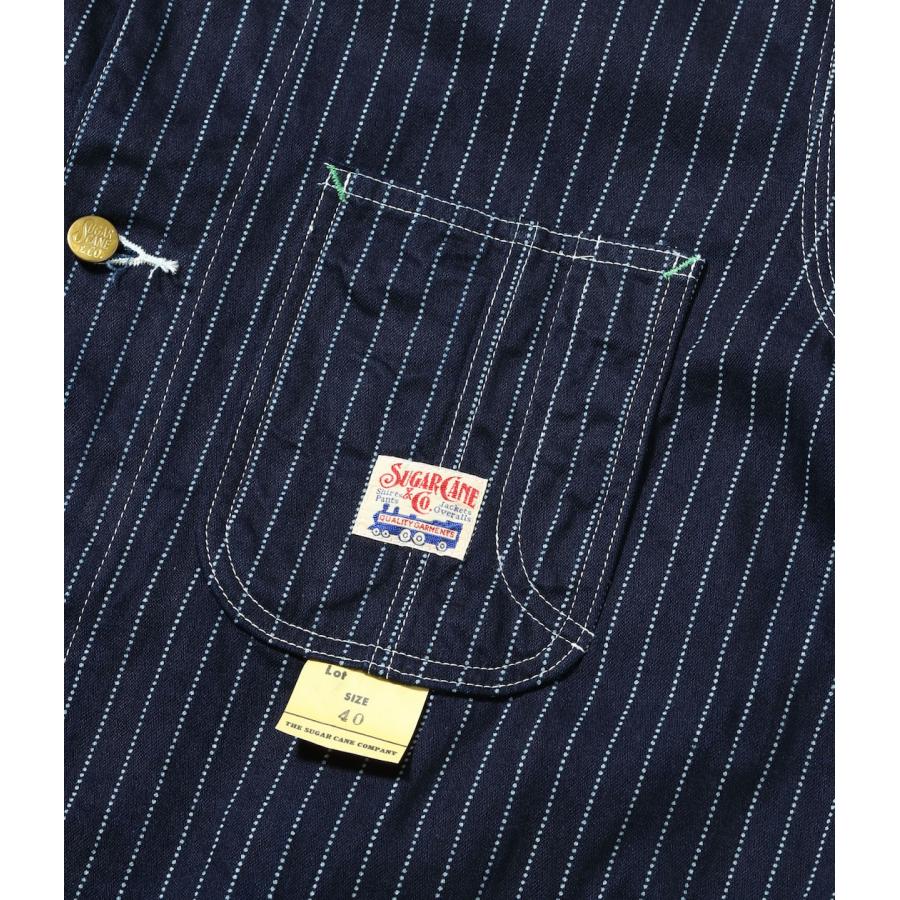 SUGAR CANE シュガーケーン / 9oz. WABASH STRIPE WORK COAT SC15658