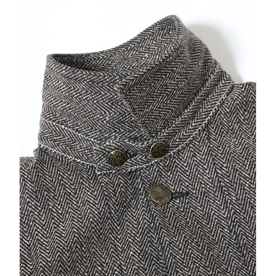 SUGAR CANE シュガーケーン / FICTION ROMANCE 16.7oz. INDIGO TWEED