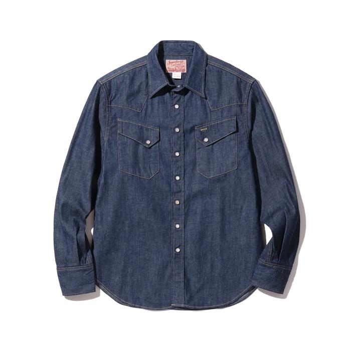 SUGAR CANE シュガーケーン / BLUE DENIM WESTERN SHIRT SC28190