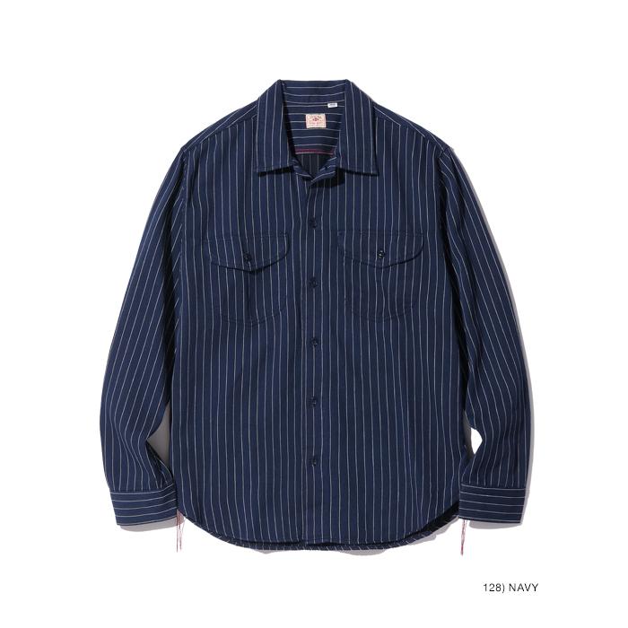 SUGAR CANE CANE シュガーケーン / COKE STRIPE WORK SHIRT (LONG