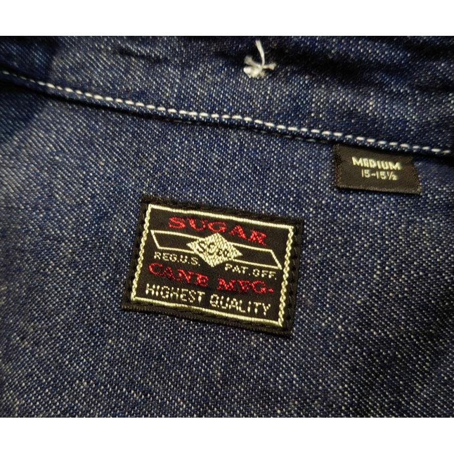 SUGAR CANE シュガーケーン / 8.5oz SELVEDGE DENIM L/S BUTTON SUGAR CANE シュガーケーン / 8.5oz SELVEDGE DENIM L/S BUTTON
