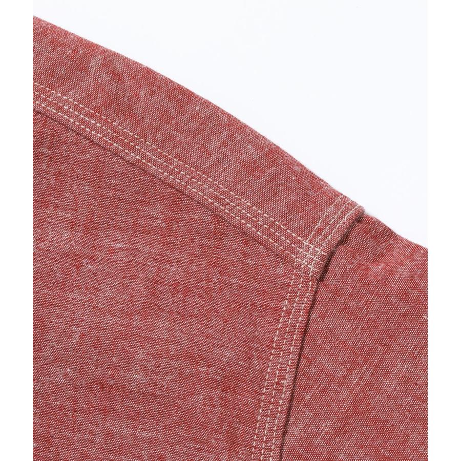 SUGAR CANE シュガーケーン / RED CHAMBRAY WORK SHIRT (LONG SLEEVE 