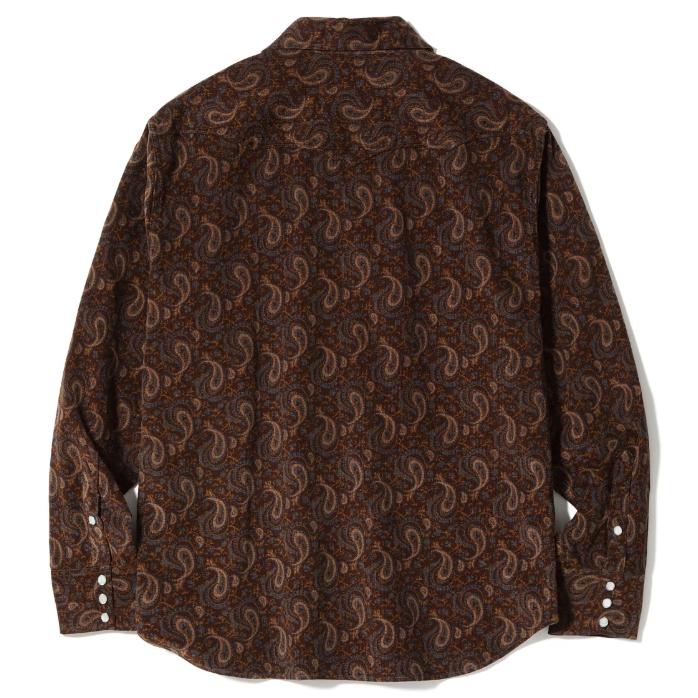 DECO ページ シュガーケーン Sugar Cane SUGAR CANE シュガーケーン / PRINTED CORDUROY WESTERN SHIRT SC29786