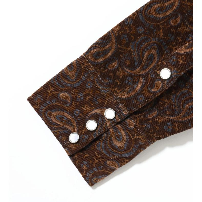 SUGAR CANE シュガーケーン / PRINTED CORDUROY WESTERN SHIRT SC29786