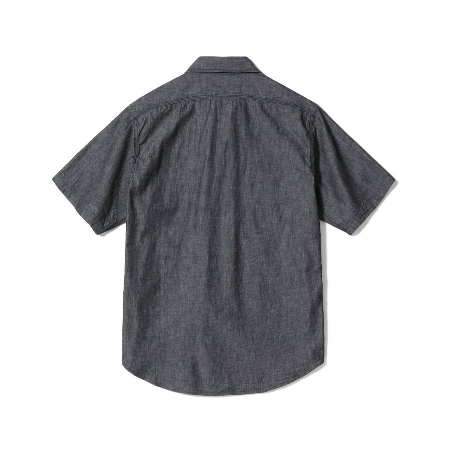 SUGAR CANE シュガーケーン / BLACK CHAMBRAY WORK SHIRT (SHORT