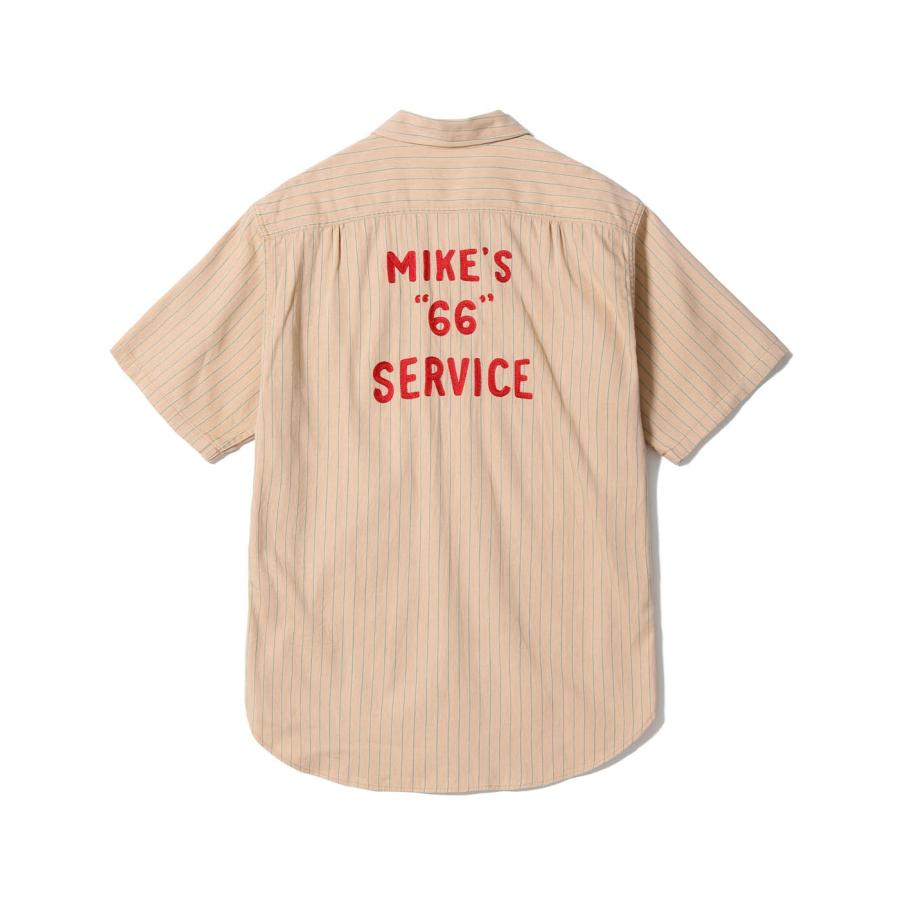 SUGAR CANE シュガーケーン / COKE STRIPE WORK SHIRT with CHAIN