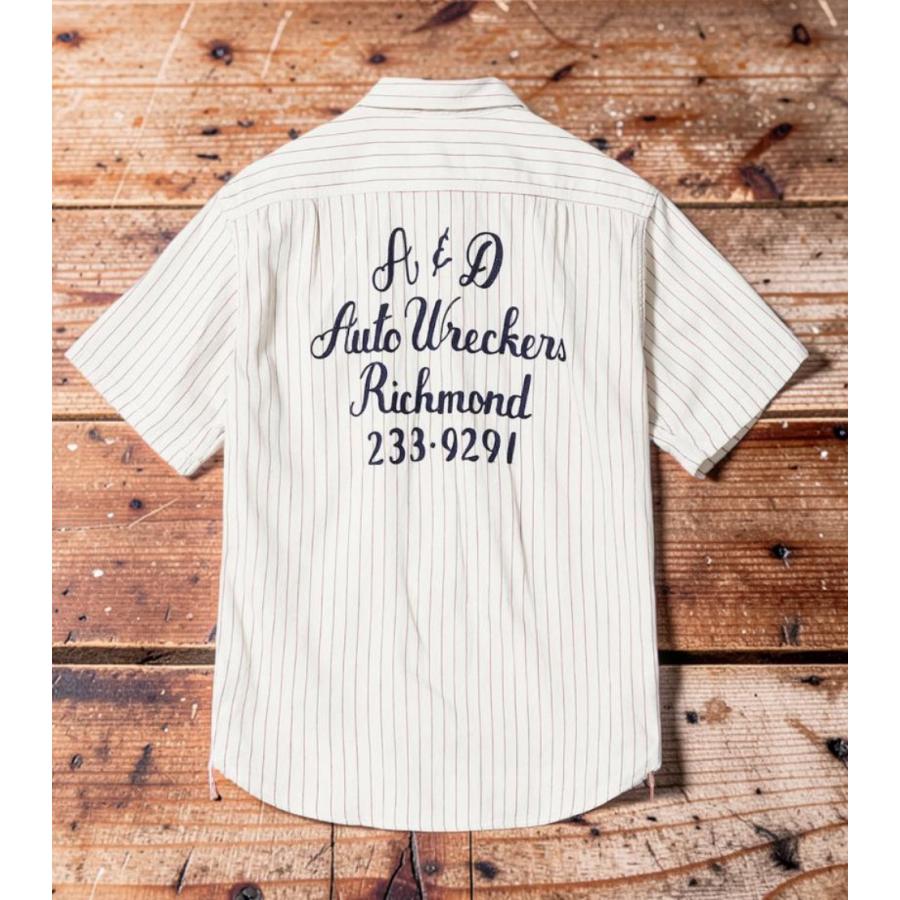 SUGAR CANE シュガーケーン / COKE STRIPE WORK SHIRT with
