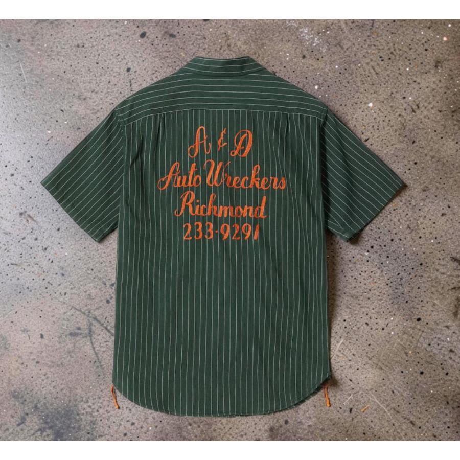 SUGAR CANE シュガーケーン / COKE STRIPE WORK SHIRT with