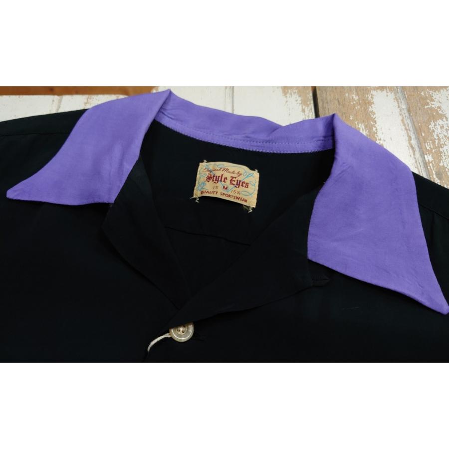 STYLE EYES / RAYON BOWLING SHIRT “DON WOODS PAVING” SE38837