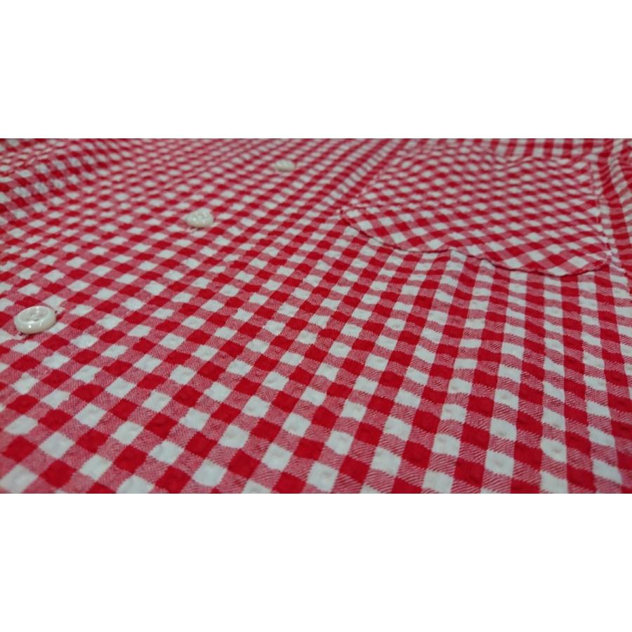 MARUNI JEANS マルニオリジナル 半袖シャツ / ギンガムチェック大