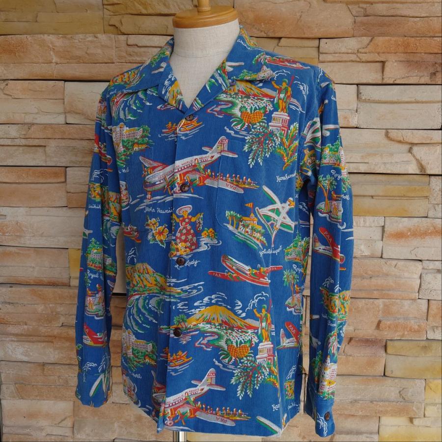 SUN SURF サンサーフ / PAA AIR TRAVEL CORDUROY L/S OPEN SHIRT