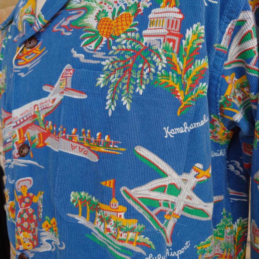 SUN SURF サンサーフ / PAA AIR TRAVEL CORDUROY L/S OPEN SHIRT